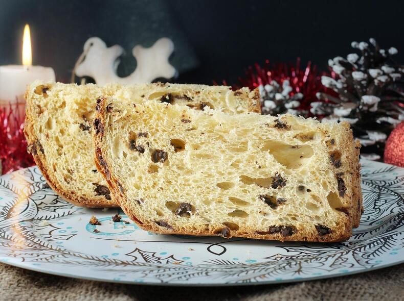 Olasz kuglóf (panettone) csokisan